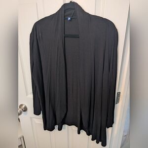 Apt. 9 Women's Black Open Front Light Cardigan